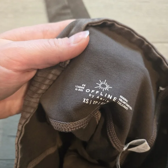 Aerie OG Brown High-Waisted Leggings - Picture 4 of 7